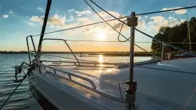 Zachód słońca nad jeziorem Mamry, Cypel Zwierzyniecki Róg - zdjęcie 4