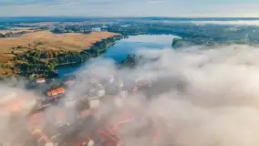 Poranek w Bocianim Gnieździe i te... mgły nad jeziorem Ryńskim - zdjęcie 48