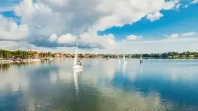 Poranek w Bocianim Gnieździe i te... mgły nad jeziorem Ryńskim - zdjęcie 30