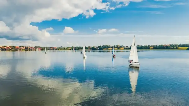 Poranek w Bocianim Gnieździe i te... mgły nad jeziorem Ryńskim - zdjęcie 3