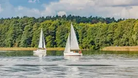 Poranek w Bocianim Gnieździe i te... mgły nad jeziorem Ryńskim - zdjęcie 25