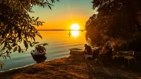 Sierpniowy zachód słońca nad jeziorem Dargin - zdjęcie 20