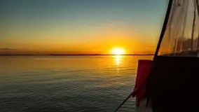 Sierpniowy zachód słońca nad jeziorem Dargin - zdjęcie 7