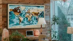 Drewniane mapy morskie i Mazur od Pracowni Twórczej Avocado - zdjęcie 15
