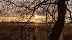 Mazurski zachód słońca, luty 2020 - zdjęcie 19