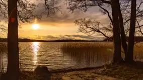 Mazurski zachód słońca, luty 2020 - zdjęcie 15