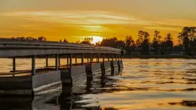 Zachód słońca nad jeziorem Bocznym, sierpień 2022 - zdjęcie 9