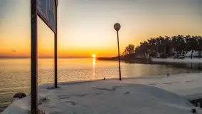 Wschód słońca nad jeziorem Niegocin, grudzień 2022 - zdjęcie 28