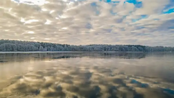 Bajkowe i zimowe klimaty nad jeziorem Dargin, grudzień 2022 - zdjęcie 3