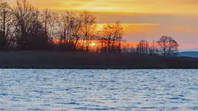 Wschód słońca nad jeziorem Śniardwy, Krzywy Róg - zdjęcie 1