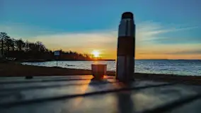 Wschód słońca nad jeziorem Śniardwy, Krzywy Róg - zdjęcie 35