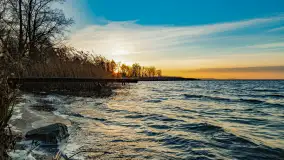 Wschód słońca nad jeziorem Śniardwy, Krzywy Róg - zdjęcie 2