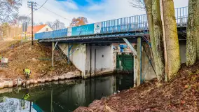 Śluzy Guzianka I i II w śnie zimowym, styczeń 2023 r. - zdjęcie 12