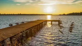 Zachód słońca w Rynie, jezioro Ryńskie, styczeń 2023 - zdjęcie 47