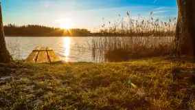 Zachód słońca nad jeziorem Ryńskim - zdjęcie 7