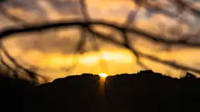 Zachód słońca nad jeziorem Mój, luty 2023 r. - zdjęcie 31