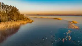 Zachód słońca nad jeziorem Mamry, luty 2023 r. - zdjęcie 30