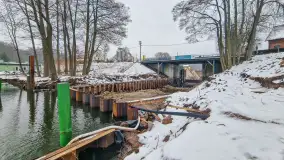 Remont śluzy Guzianka I, marzec 2023 - zdjęcie 5