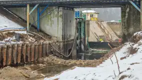 Remont śluzy Guzianka I, marzec 2023 - zdjęcie 11