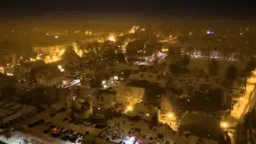 Nocne Giżycko z lotu ptaka, marzec 2023 r. - zdjęcie 13