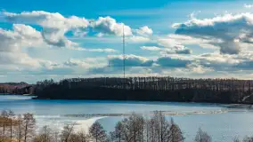 Grodzisko Św. Góra, jezioro Wojnowo, marzec 2023 r. - zdjęcie 33