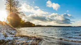 Jezioro Gołdopiwo na początku marca 2023 r. - zdjęcie 6