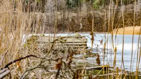 Weekend na dziko nad jeziorem Tyrkło. marzec 2023 r. - zdjęcie 11