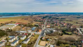 Mix marcowych ujęć Mazur z lotu ptaka - zdjęcie 33