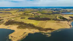 Mix marcowych ujęć Mazur z lotu ptaka - zdjęcie 45