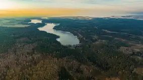 Mix marcowych ujęć Mazur z lotu ptaka - zdjęcie 38