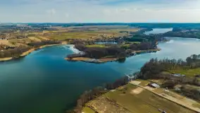 Mix marcowych ujęć Mazur z lotu ptaka - zdjęcie 46