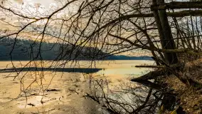 Wschód słońca nad jeziorem Tyrkło, marzec 2023 r. - zdjęcie 1