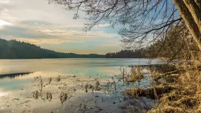 Wschód słońca nad jeziorem Tyrkło, marzec 2023 r. - zdjęcie 19