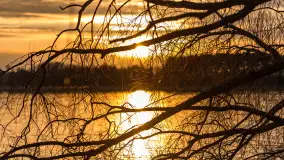 Wiosenny zachód słońca nad jeziorem Dejguny - zdjęcie 46