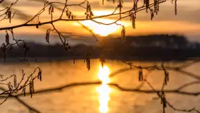 Wiosenny zachód słońca nad jeziorem Dejguny - zdjęcie 22