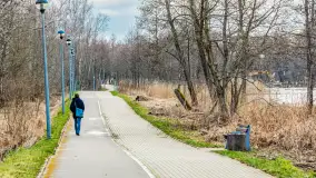 Węgorapa i kanał Węgorzewski pod koniec marca 2023 r. - zdjęcie 9