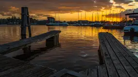 Zachód słońca w Mikołajkach, czuć sezon 2023 - zdjęcie 13