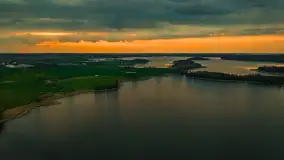 Zachód słońca nad jeziorem Dejgunek, kwiecień 2023 r.  - zdjęcie 35