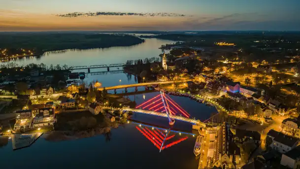 Nocne zdjęcia Mikołajek, końcówka kwietnia 2023 r.