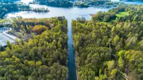 Kanał Niegociński na zdjęciach z drona, maj 2023 r. - zdjęcie 31