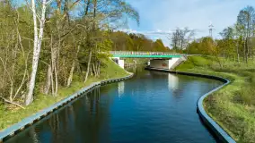 Kanał Niegociński na zdjęciach z drona, maj 2023 r. - zdjęcie 32