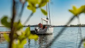 Port Piękny Brzeg nad jeziorem Święcajty, maj 2023 - zdjęcie 8