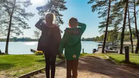 Port Piękny Brzeg nad jeziorem Święcajty, maj 2023 - zdjęcie 25