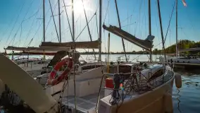 Port Piękny Brzeg nad jeziorem Święcajty, maj 2023 - zdjęcie 16