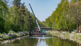 Kanał Łuczański w remoncie, postęp prac, maj 2023 r. - zdjęcie 40