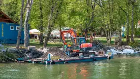 Kanał Łuczański w remoncie, postęp prac, maj 2023 r. - zdjęcie 24