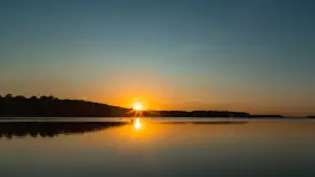 Zachód słońca nad jeziorem Kisajno, maj 2023 r. - zdjęcie 11