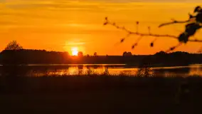 Zachód słońca nad jeziorem Tajty, okolice Wronki - zdjęcie 30