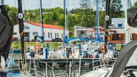 Port Piękna Góra nad jeziorem Tajty, maj 2023 r. - zdjęcie 24