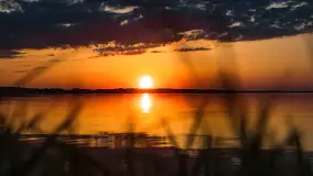 Zachód słońca nad jeziorem Kisajno, Pierkunowo - zdjęcie 16